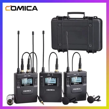 Comica CVM-WM300 96-Kanalni UHF Profesionalna Bežični Mikrofon Za DSLR Fotoaparat XLR Kamkorder Profesionalni Аудиомагнитофон
