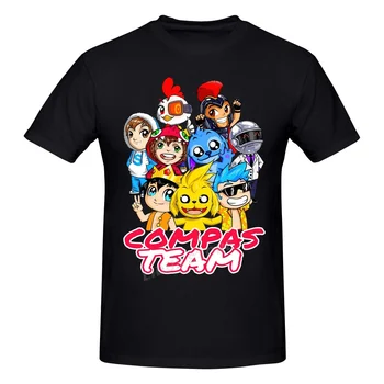 Compas TEAM Compadretes Mikecrack Minecra Igre t-Shirt Odjeća Majica Kratkih rukava Hoodies Grafika t-Shirt Majica Marke Top