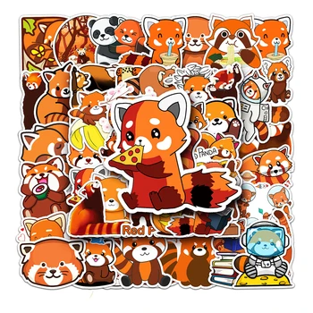 Crtani Anime Kawai Crvena Panda Naljepnica za Laptop Kofer Obrtni Vodootporne Naljepnice Album Grafiti Dječje Igračke, Pokloni