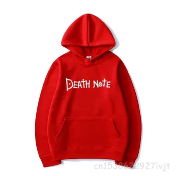 Death Note Hip-hop Grafički Hoodies Harajuku Hip-Hop Ulica Odjeća Anime Majica Sa Kapuljačom Pulover Majica Majice