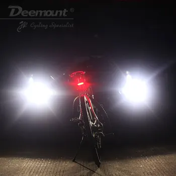 Deemount COB Stražnji biciklistička svjetlo dugo Svjetlo Upozorenje O Sigurnosti USB Punjiva Biciklistička Svjetlo dugo Svjetlo Comet Led Bike Bike Fenjer