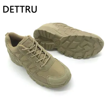 DETTRU/ Taktički muške cipele za Desert, otporan na habanje vojne čizme, muške Vodootporne Radna obuća za ulicu, gospodo vojne Čizme, Velike Veličine 45
