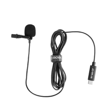Digitalni Петличный mikrofon BOYA BY-M3-OP s клипсой za džep stabilizatora DJI OSMO ™ Gimbal USB Type-C za snimanje videozapisa