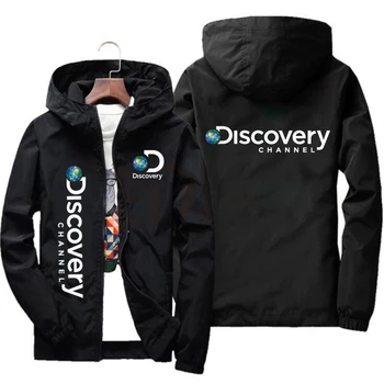 Discovery Channel Muška jesensko-zimski casual jakna s kapuljačom, Omladinska pješačkih jakna za aktivan odmor, Golf za ribolov, sportove na otvorenom, Korejski plima