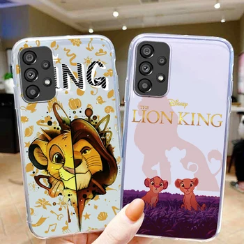 Disney Lion King je Slatka Za Samsung A73 A72 A71 a a53 A51 A52 A42 A33 A32 A23 A22 A21S A13 A12 A03 5G Prozirna Torbica za Telefon