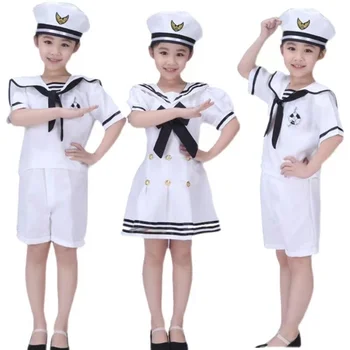 Dječji Dječaci Halloween Tamno Plave Kostime Za Косплея, Army Odijelo, Dječja Haljina Za Djevojčice, Uniforma Mornar, Odjeća Za Scenu, Ples Odijevanje