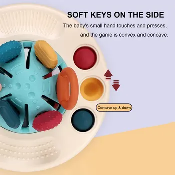 Dječji Silikon Zabavne Touch Edukativne Igračke, Dječje Obrazovne Igračke Montessori Racionalno Obrazovanje Soft Edukativne Igračke Za Prste Poklon