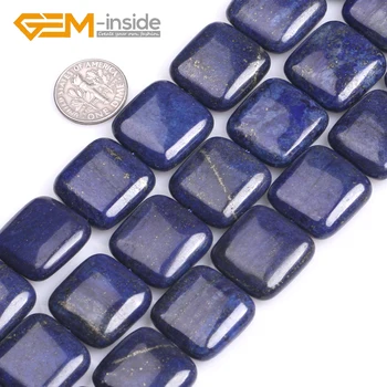 Dragi kamen-unutar Plavi lapis Lazuli Kvadratnog Oblika Perle Za Izradu nakita 15 