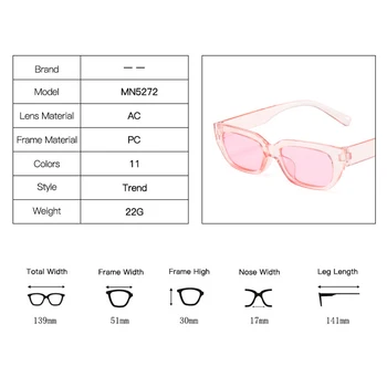 DYTYMJ Mali Okvira Mačje Oči Sunčane Naočale Ženske Luksuzne Marke Dizajnerske Naočale Mačje Oči za Žene/Muškarce Dizajn Hip-Hop Sunčane Naočale