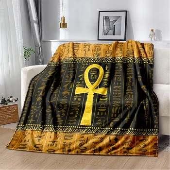 Egipat Anc Deka Očiju Gora Baca Pokrivač Simbol Mekana Torbica Lagani Topli Pokrivači za Spavaće sobe i Kauč Posteljinu Suvenir Poklon