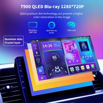 EKIY T900 8G 128G Za Ford Mondeo 4 mk4 2010-2013 Carplay Auto Radio Android Auto Media Player AI Glas Stereo HU