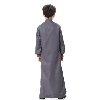 Elegantan vez thobe Jubba softy thawb dječje islamska odjeća Kaftan za dječake Abaja 4 boje Muslimanska Odjeća za Djecu