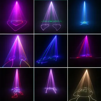 ESHINY APP 500 Mw/1 W/1,5 W Animacija RGB Laserske Linije Zraka Scenic Svjetlosni Projektor DMX DJ Plesni Bar Profesionalni Sustav Pokazuje G1N8