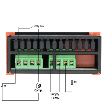 ETC-961 Termostat Regulator temperature Kontrola Vlage Termometar Hygrometer Alarm hlađenje 220 NTC senzor popust 30%