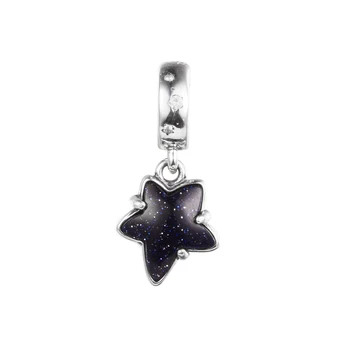 Fit Pandora 925 Narukvica Nebeski Galaxy Star Murano Suspenzija Srebra Perle za Izradu Nakita DIY Ženske Narukvice Poklon