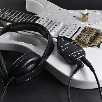 Gitara na USB Audio Playerom Zvučna Kartica Audio Gitaru Эффектор Sučelje Link Audio za PC/Mac Adapter za Snimanje Glazbe Alati