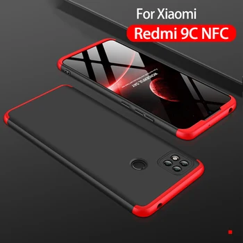 GKK 360 puni torbica Za Xiaomi Redmi 9 9A 9C NFC Torbica Oklop Антидетонационная Zaštita Tvrdi Mat Plastike Torbica Za Redmi 9 9A 9C NFC