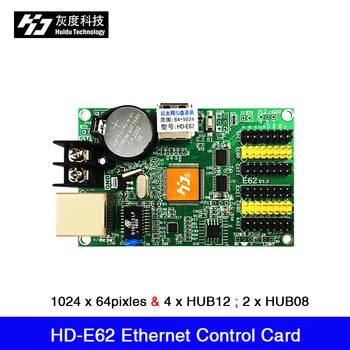 HD-E62 Jedan - i-dva-ton led kartica za upravljanje Ethernet i USB priključak 1024*64 4* Luka HUB12 i 2 * HUB08