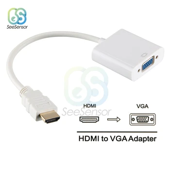 HDMI-kompatibilnu VGA adapter Za spajanje na Famale Pretvarač Adapter 1080P Digitalno-Analogni Video Audio Za PC Laptop Tablet