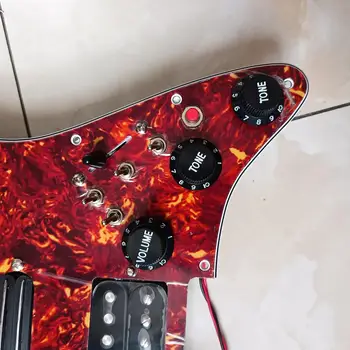 HSH Upgrade Prewired Skup Obloge Multifunkcionalni Prekidač Crna Soundbox Humbucker Alnico 4 s Jednim Prekidačem za Gitaru Fender