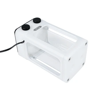 IceManCooler DX5 120 Bijela ARGB Rezervoar D5 Pumpa Odozgo, Spremnik za vodu s nosačem, + 5 U 3PIN Podrška matične ploče AURA