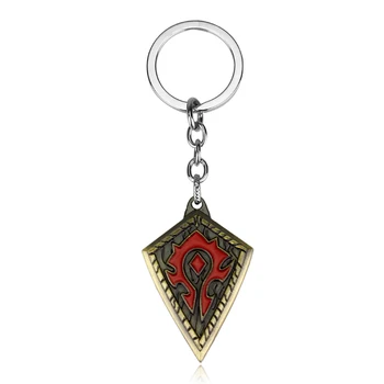 Igra World Of Warcraft Privjesak s Ugraviranim Logotipom WOW Metalni Privezak za Ključeve, za Muškarce