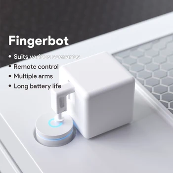Inteligentan Daljinski Upravljač Tuya Prst Robot Bluetooth Glasovno Upravljanje Prekidač Garaža Vrata Gumb Okidača Tijekom Alexa Google Home