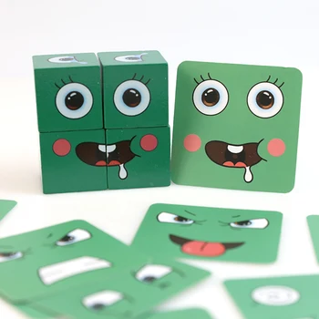 Izražajna Zagonetka Montessori Dječje Igračke 3D Stereo Geometrija Kocka, меняющий lice, Blokovi, Zadatak Razmišljanja, Društvene Igre