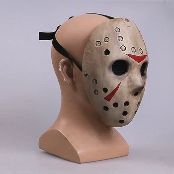 Jason Вурхиз Halloween Party Ubojica Cosplay Odijelo, Maska Je Od Smole Zastrašujuće Maske Rekvizite