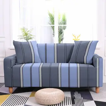 Jednostavne Geometrijske Trake Elastične Navlake za Fotelje za vaš Dnevni boravak Univerzalna Torbica za Kauč Home Zaštitna Torbica za Kauč 1-4 Mjesta