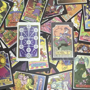 JoJo Bizarno Adventure Tarot Karta Cosplay Rekvizite Anime Šahovska Kartica Gift Card Tarot 22 Grand Акана + 9 Kraljevske Bogova