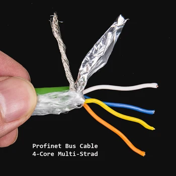 Kabel sabirnice Profinet Zaštićeni SFTP Nasukanih Industrijski Ethernet parica Uz Visoku Fleksibilnost Server Mrežni Kabel S Kruga Otpora