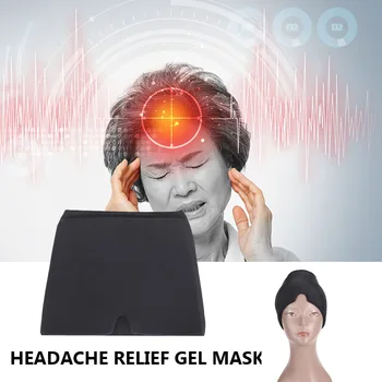 Kapa za Ublažavanje Migrene Kapa za Ublažavanje Glavobolje Kapa za Ublažavanje Migrene za Uklanjanje Napona Синусового Stresa 360 Stupnjeva Terapija Glavobolje Kapa Led Kapom Maska Za Oči