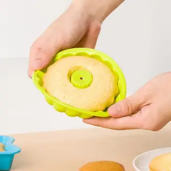 Kapmore 1 kom. Mini-Oblik Za Tortu Realno Cleated Silikonska Forma Za Pečenje Kolača Oblik Za Pečenje DIY Alata Za Pečenje Pribor Povremeni Boja