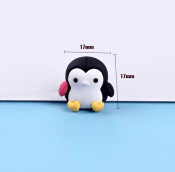 Kawai Crtani Životinje Jednorog Medvjed Pingvin Flatback Smole Кабошон Album Za Albume Ukras DIY Ukras Obrt