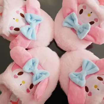 Kawaii Sanrio Hello Kitty Mymelody Onpompurin Pamučne Papuče Za Djevojke Slatka Kućni Pamučne Papuče S Likovima Iz Crtića, Poklon Za Rođendan, Božić