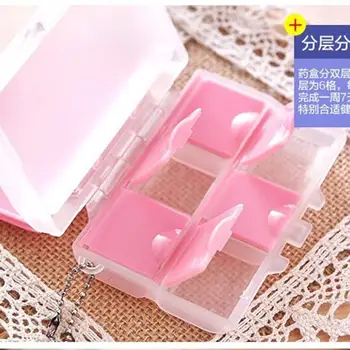Kawaii Sanrio Kutija Za Tablete, Hello Kittys Pribor Slatka Ljepota Prijenosni Mini Plastična Kutija Za Pohranu Sklopiva Kutija Za Nakit Poklon Za Djevojčice