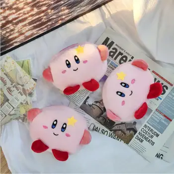 Kawaii Torba 14 cm Pink Star Kirby Privezak Za Ključeve, Takara Tomy Privjesak Soft Pliš Igračke Sputati Di je Pustolovna Igra Darove za Djecu