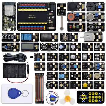 Keyestudio 42 1 ESP32 Komplet senzora modula Diy E-Komplet za odrasle Podrška Arduino C i MicroPythoon (65 projekata)