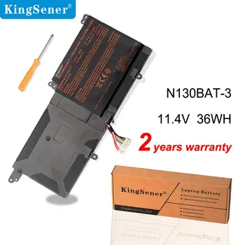 KingSener 11,4 V 36WH N130BAT-3 Baterija za CLEVO N130BAT-3 6-87-N130S-3U9A N130BU 130WU N131BU N131WU NP3130 Pro 13 14 N130BU