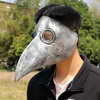 Klasicni Steampunk Dr. Kuge Cosplay Maska Ptica Gothic Punk Zabavne Latex Večernje Kostime Za Halloween Rekviziti