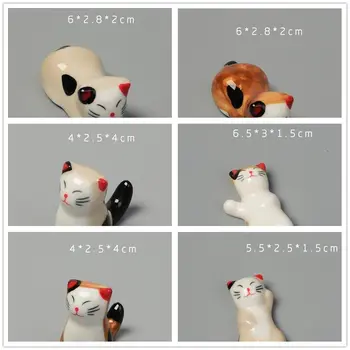 Kreativni Lijep Home Hotel Žlica I Vilica Stalak Za Pribor Za Jelo Stalak Za Japanske Palicama Za Jelo Držač Lucky Mačka Keramike