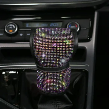 Kreativni Personalizirane Tuning Automobila Sparkle Bling Bling Gear Cover Vještački Dijamant Pribor Za Unutrašnjost Automobila Univerzalne