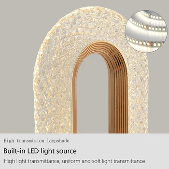 Kristalna Lampe Za Zaslon Osjetljiv Na Difuzno Svjetlo Reusable Led Kreativno Noćni Lampe Moderne Stolne Lampe Noćno Svjetlo