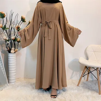 Kvalitetan 9 Boja Islamska Odjeća Muslimanska Monotono Nida Abaja Dizajn haljine 2022