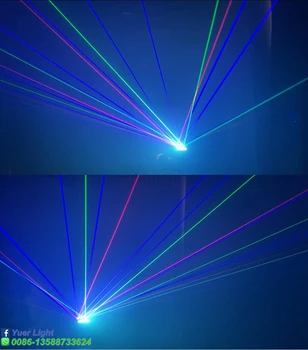 Laser Scan Rumenilo Laser LED Стробоскоп Kreće Glavu Svjetlo MDX512 Zvuk Za Club Dj Pozornici Rasvjeta Večernje Disko-Kugla Svadba Događaj