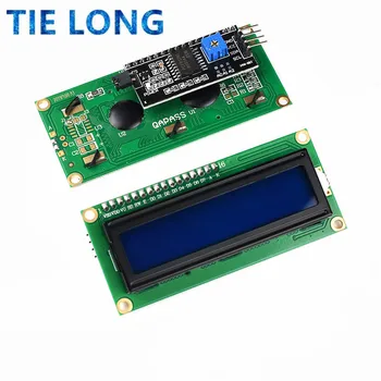 LCD1602 1602 LCD modul Plava/Žuta Zelena Ekran 16x2 Karakter LCD zaslon PCF8574T PCF8574 PŠENICA I2C Sučelje 5 U za arduino