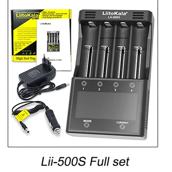 LiitoKala Lii-500S PD4 S6 500 punjač za 3,7 U 18650 26650 21700 1,2 U ni-mh AA i AAA baterije Test kapacitet baterije