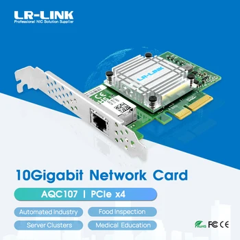 LR-LINK 6880BT PCIe x4 Однопортовый 10G Gigabit Ethernet RJ45 Bakar Mrežni Adapter PC-Express Kontroler LAN Kartica Mrežna kartica