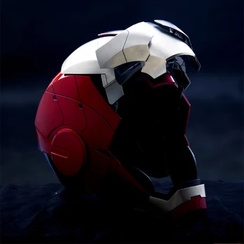 Marvel Ironman MK5 1:1 Kacigu sa Daljinskim i Glasovnim Kontrolama Iron Man Jarvis Automatski Kaciga Maska s Led pozadinskim Osvjetljenjem Cosplay Božićni Pokloni